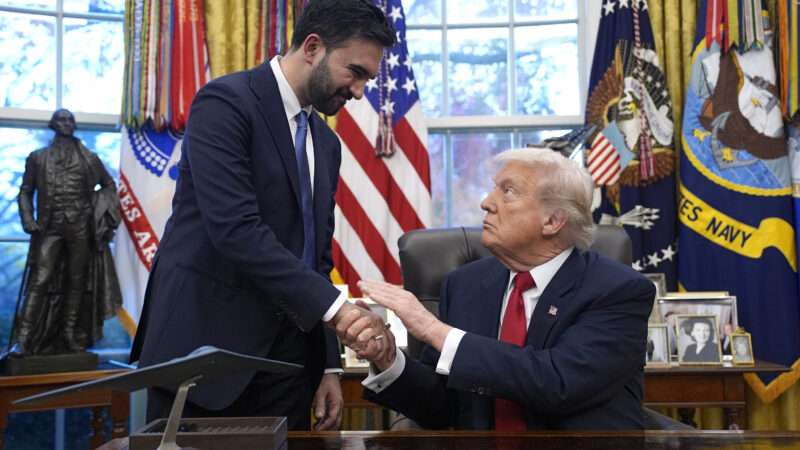 President Donald Trump and New York City Mayor-elect Zohran Mamdani meet in the Oval Office of the White House in Washington, DC on November 22, 2025. | Yuri Gripas - Pool via CNP/CNP / Polaris/Newscom