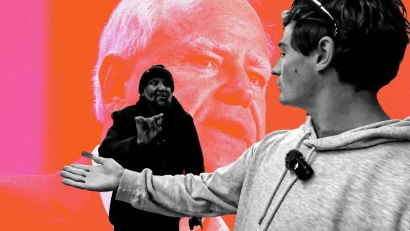 YouTuber Nick Shirley | Illustration: Eddie Marshall | Gage Skidmore | Midjourney