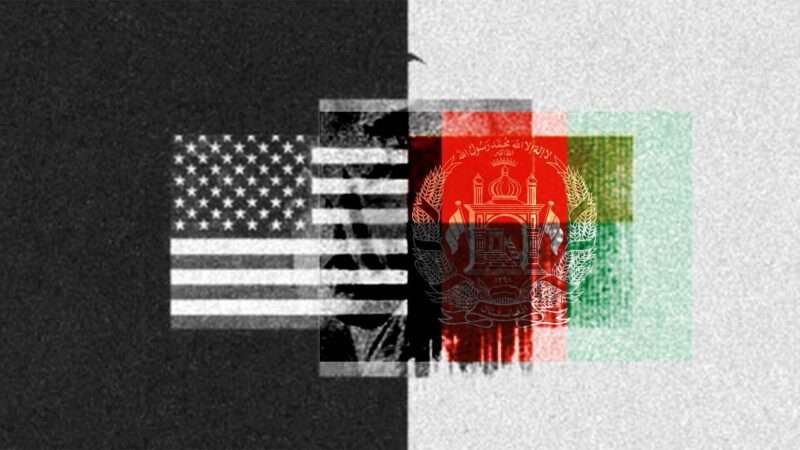 U.S. and Afghan flags | Illustration: Eddie Marshall | Midjourney