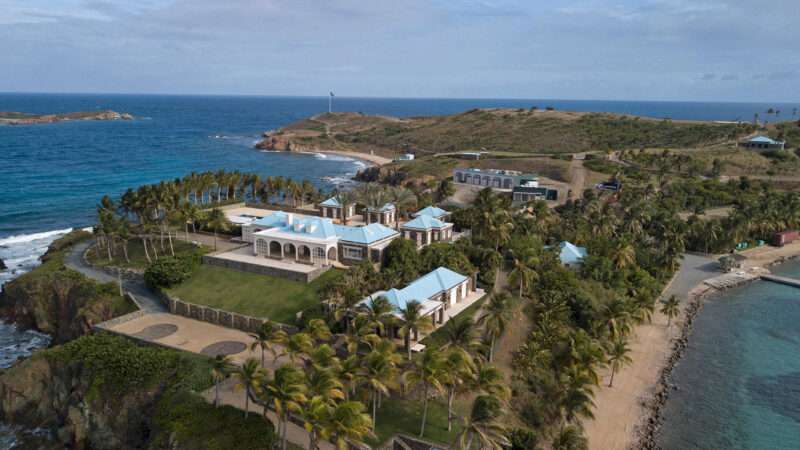 Jeffrey Epstein's former home on the island of Little Saint James in the U.S. Virgin Islands. | Emily Michot/TNS/Newscom