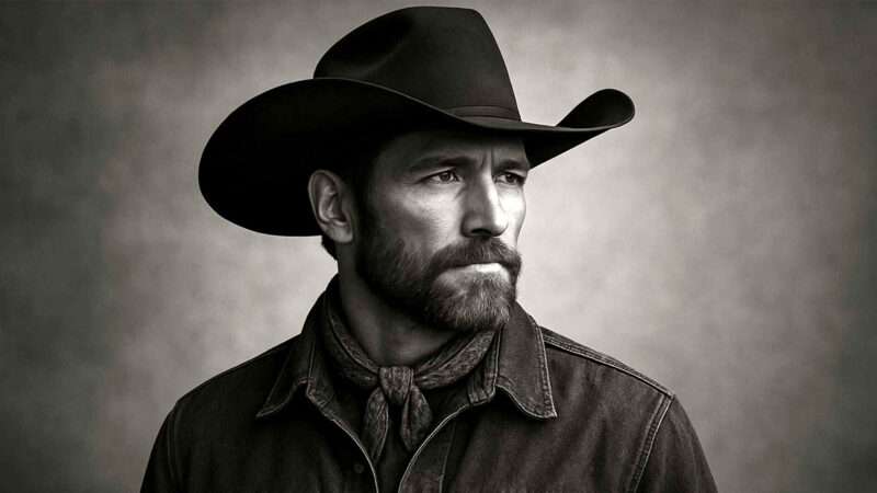 An AI-generated image the AI-generated country musician Breaking Rust | Breaking Rust