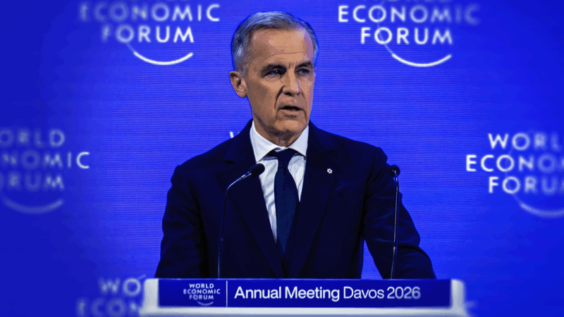 Canadian Prime Minister Mark Carney speaking at Davos | Photo: World Economic Forum/Avalon/Newscom