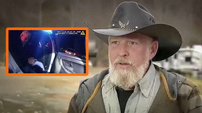 Allen Wehunt, interspersed with body camera footage, in an image from a WSB-TV broadcast. | Illustration: WSB-TV Atlanta