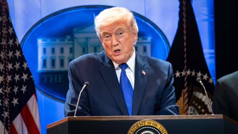 President Trump speaking at the White House | Sipa USA/Newscom