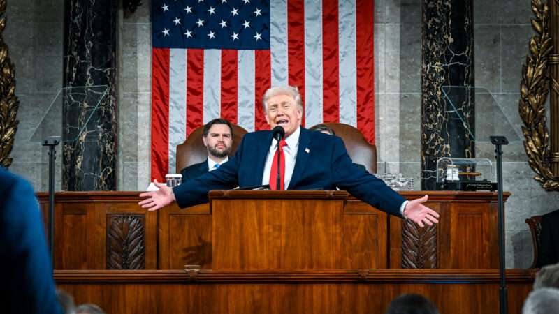 Photo of President Donald Trump at the State of the Union address | Photo: Kenny Holston/UPI/Newscom