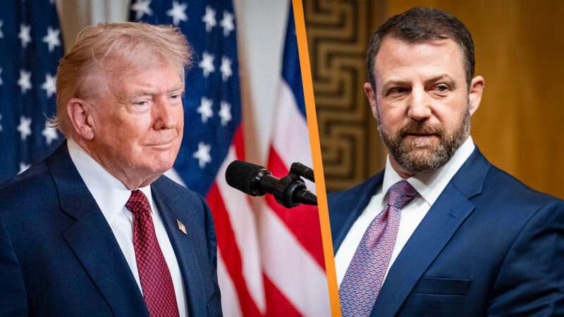 President Donald Trump and DHS Secretary Markwayne Mullin | Andrew Thomas/CNP/Picture Alliance/Consolidated News Photos/Newscom