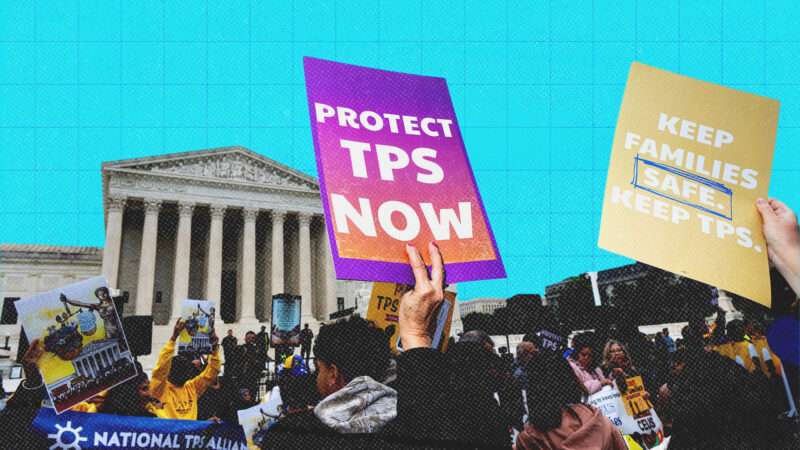 The Supreme Court in the background, protesters holding signs | Credit: Bill Clark CQ Roll Call/Newscom