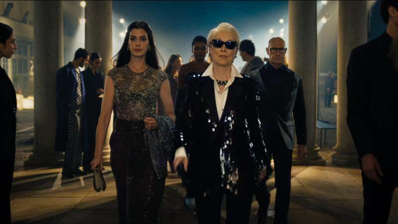 Anne Hathaway, Meryl Streep, and Stanley Tucci in "The Devil Wears Prada 2" | Photo: The Devil Wears Prada 2/20th Century Studios