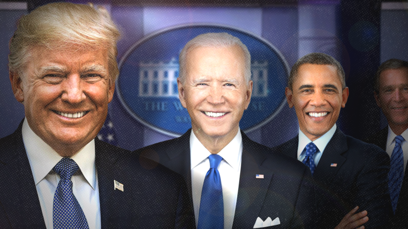 Donald Trump, Joe Biden, Barack Obama, George W. Bush | Adani Samat