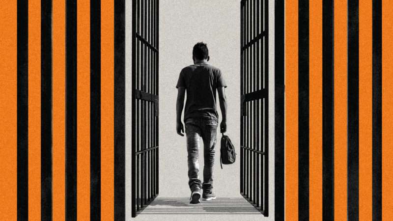 A man walking into a prison | Illustration: Midjourney