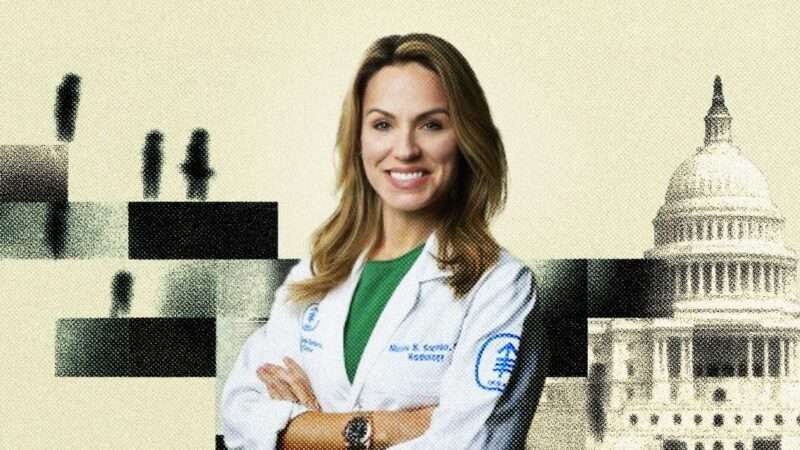 Surgeon General nominee Nicole Saphier | Illustration: Lex Villena; MSK, Midjourney