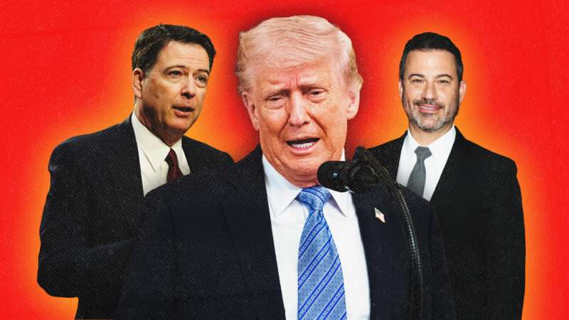 Former FBI Director James Comey, President Donald Trump, and late-night comedian Jimmy Kimmel | Aaron Schwartz/Sipa USA/Christy Bowe/Zuma Press/Newscom/Hutchinsphoto/Dreamstime