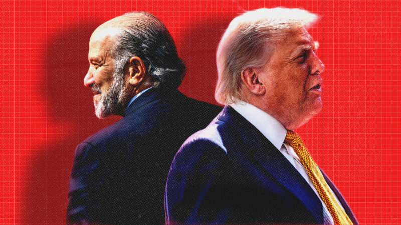 Commerce Secretary Howard Lutnick and President Donald Trump | BONNIE CASH/UPI/Newscom