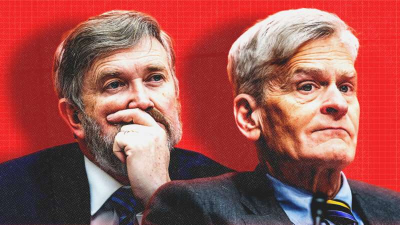 Rep. Thomas Massie (R–Ky.) and Sen. Bill Cassidy (R–La.) | BONNIE CASH/UPI/Newscom