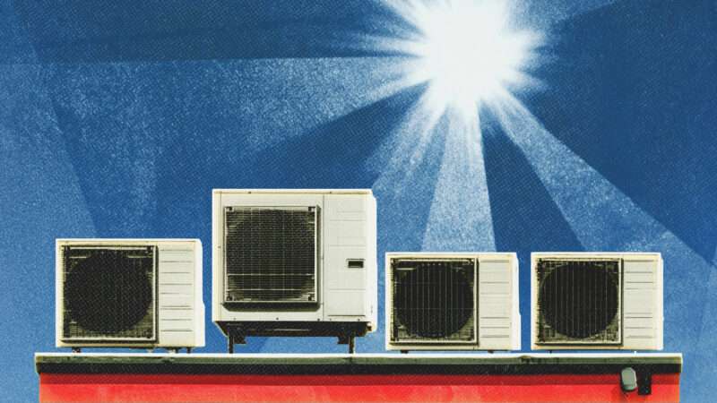Air conditioner units in the sun | Illustration: Midjourney