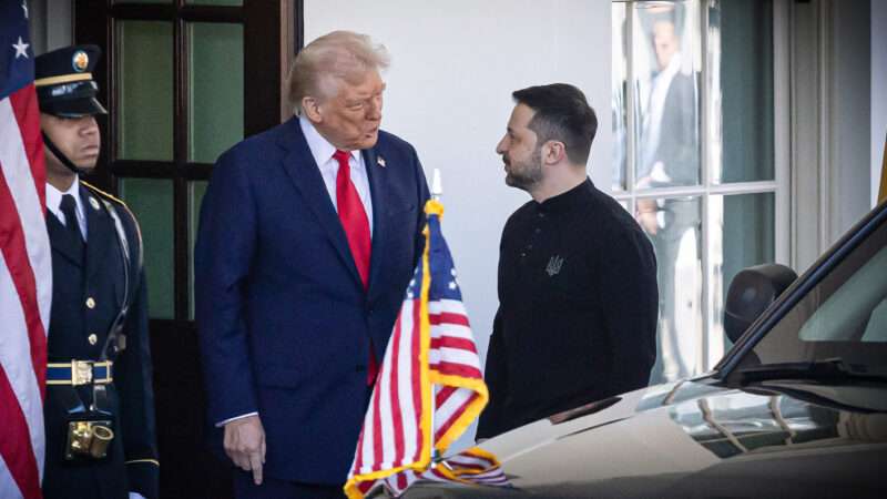 Donald Trump and Volodymyr Zelenskyy at G7 meeting | Hu Yousong / Xinhua News Agency/Newscom