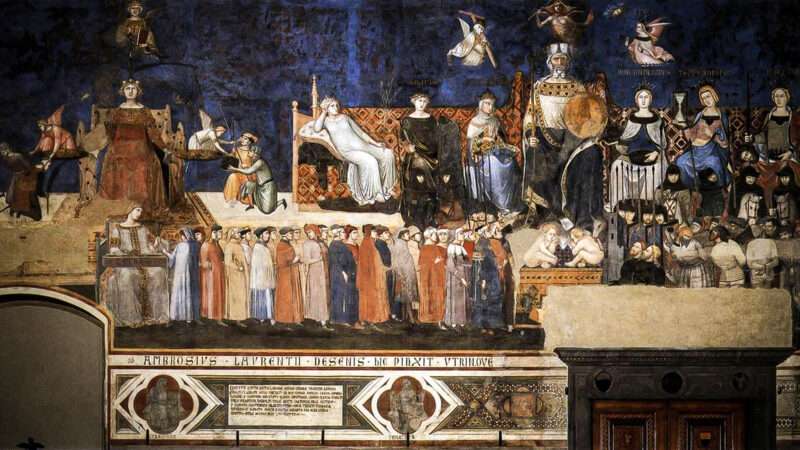 The Allegory of Good and Bad Government | Ambrogio Lorenzetti