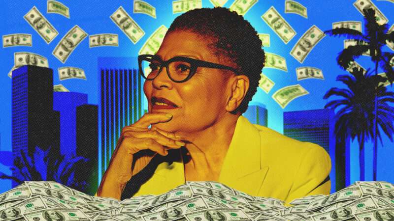 Karen Bass | Illustration: Midjourney/Nikolai Sorokin/Dreamstime