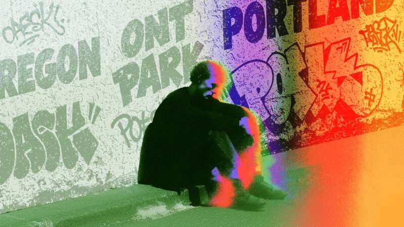 Illustration of an Oregon drug addict | Adani Samat