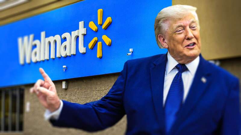 President Donald Trump and a Walmart store | CNP / AdMedia/Newscom/Weston Hancock/ZUMAPRESS/Newscom
