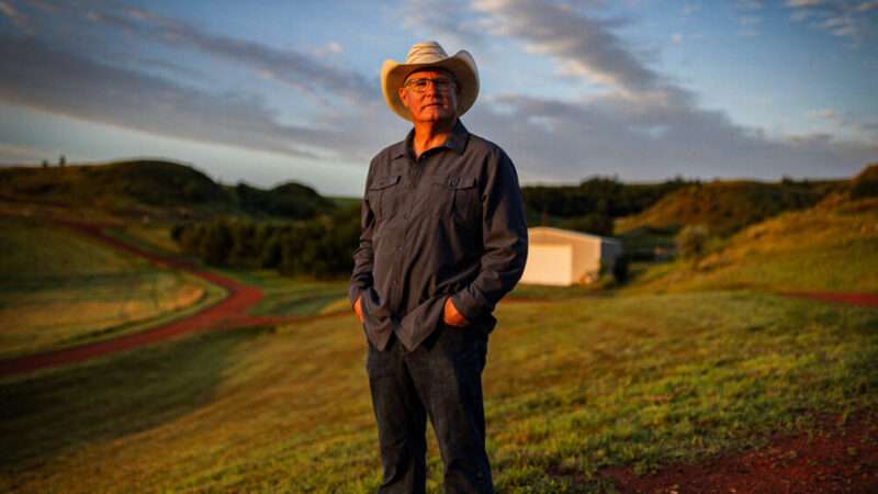 Leonard Hoffmann at his ranch in North Dakota | Institute for Justice
