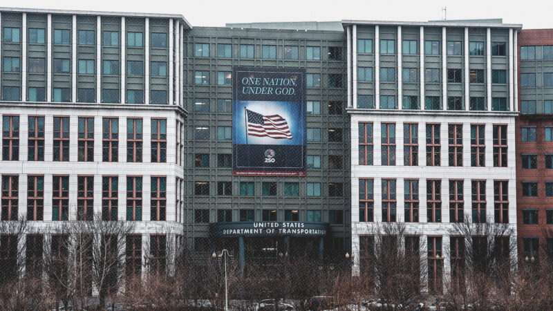 The U.S. Department of Transportation headquarters building in Washington, D.C. | Andrew Leyden/ZUMAPRESS/Newscom