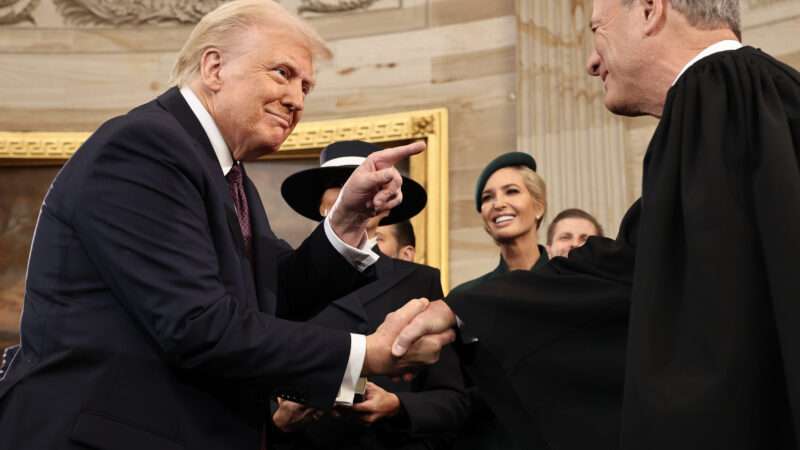 President Donald Trump and Chief Justice John Roberts | CNP/ZUMAPRESS/Newscom