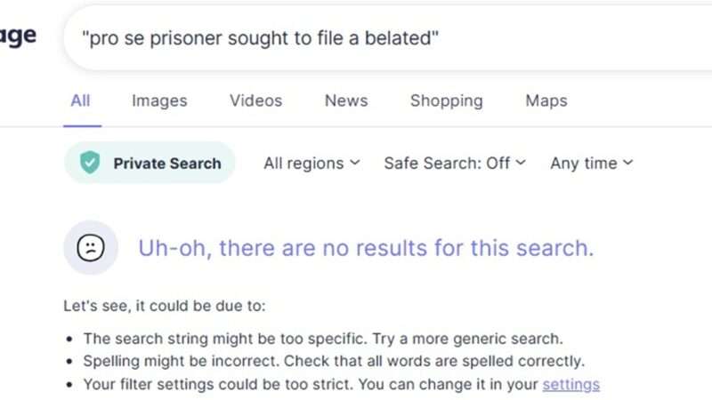 StartpageProSePrisoner