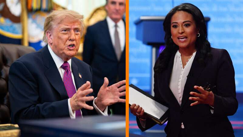 President Donald Trump and Kristen Welker | Illustration: CNP/AdMedia/SIPA/Al Drago/UPI/Newscom