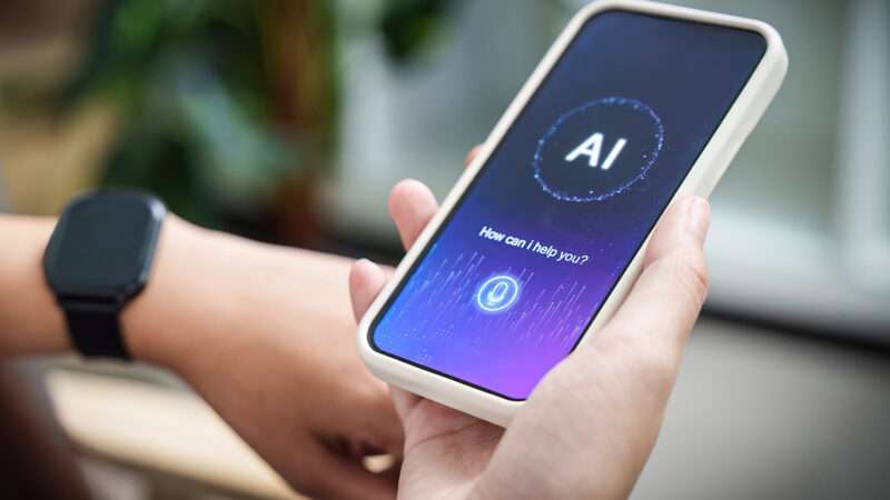 AI bot on a smartphone | wichayada69/Envato