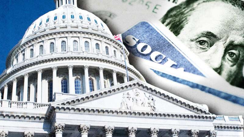 Capitol Building, with a Social Security card in the background | Robwilson39/Lane Erickson/Dreamstime