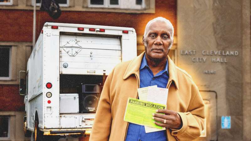 William Fambrough seen in front of his sound truck | Institute for Justice