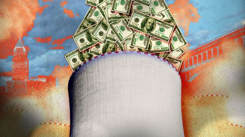 Nuclear reactor with money coming out of it | Illustration: Rudi1976/Mekcar/Joedeer/Dreamstime/Fatima Ruiz.