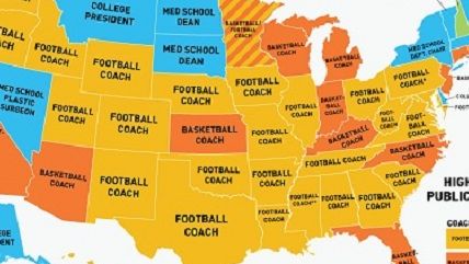 Highest Paid State Employees Mostly Football Coaches, Also Basketball (And  a Hockey Coach in New Hampshire)