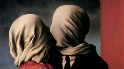 Large image on homepages | Rene Magritte, "The Lovers,"via dan_dan/Flickr