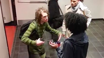 Watch A Black Student Assault White Teen Because His