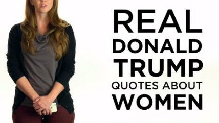 Large image on homepages | screenshot from anti-Trump ad