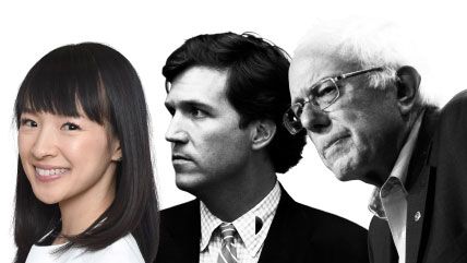 Large image on homepages | Marie Kondo; Gary Gershoff/WireImage. Tucker Carlson; Gage Skidmore. Bernie Sanders; Gage Skidmore.