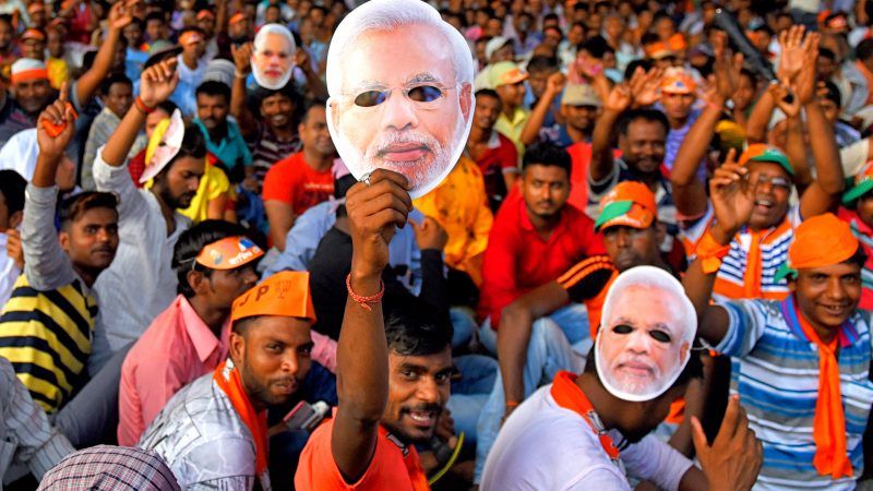 Modi Mask | Avishek Das / SOPA Images/Sipa U/Newscom