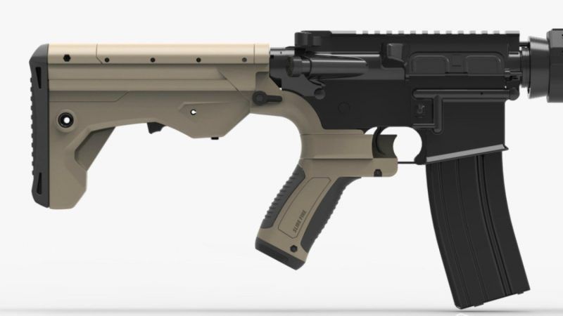 A rifle with a bump stock | Slide Fire Solutions