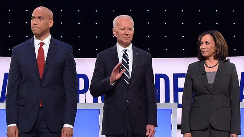 demdebate8-1 | Paul Hennessy/Polaris/Newscom