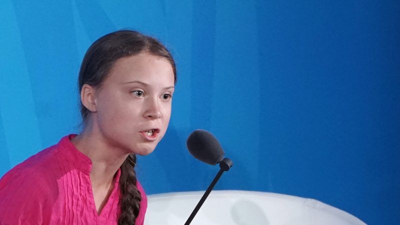 Think Globally Shame Constantly The Rise Of Greta Thunberg Environmentalism Reason Com