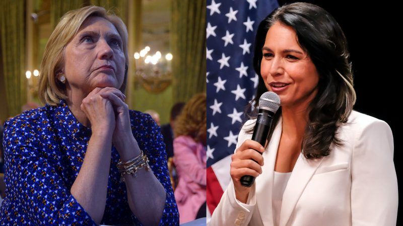 tulsi-hillary | Clinton: Maule/Fotogramma/Ropi; Gabbard: Preston Ehrler/ZUMA Press/Newscom