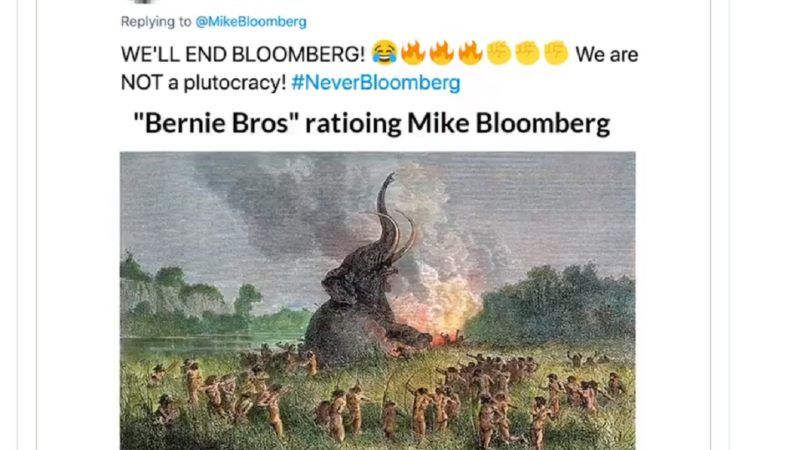 BloombergRatio | Source: Twitter, Michael Bloomberg campaign ad