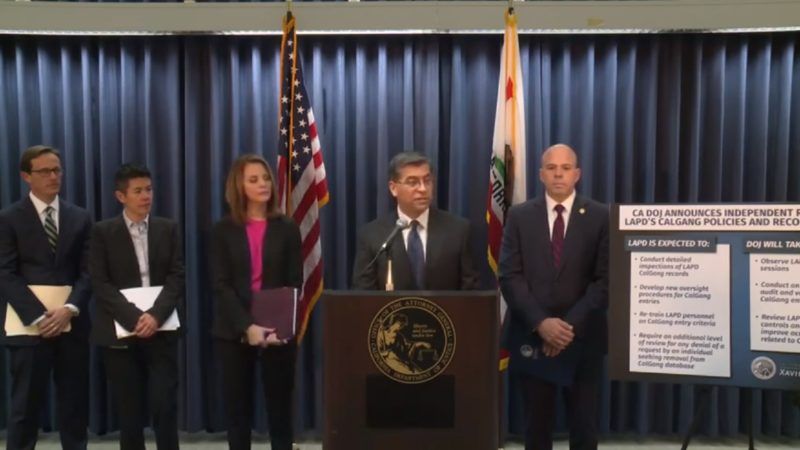 DOJ LAPD Conference | Screenshot via  California Department of Justice/YouTube