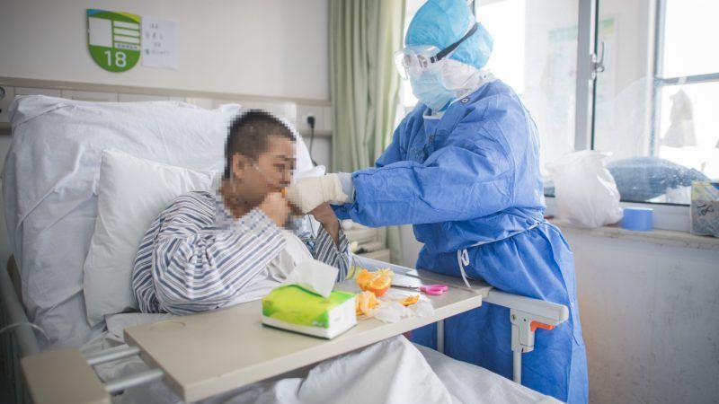 COVID-19-patient-Wuhan-3-20-19-Newscom | Chine Nouvelle/Sipa/Newscom