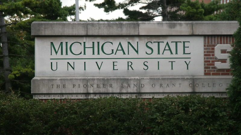 Michigan_State_University_sign | Public Domain