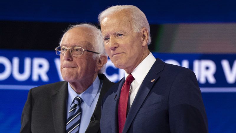 reason-bidenbernie | KEVIN DIETSCH/UPI/Newscom