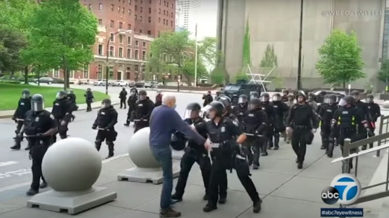 buffalo-police-protest-via-ABC7news | Screenshot via ABC