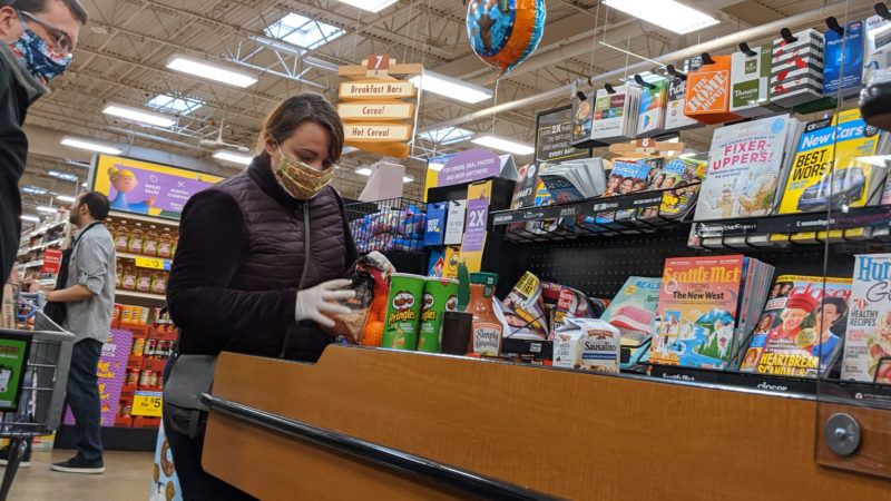 checkoutaisle | Photo <a href="https://www.dreamstime.com/customers-face-masks-protective-gloves-loading-groceries-onto-checkout-conveyor-belt-fred-meyer-grocery-image178824469">178824469</a> © <a href="https://www.dreamstime.com/colleenmichaels_info">ColleenMichaels</a> - <a href="https://www.dreamstime.com/photos-images/conveyor-belt-market-checkout.html">Dreamstime.com</a>